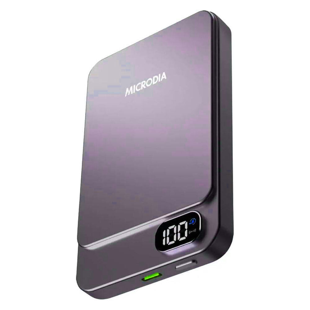 Microdia SnapPower Aluminaire 35W Magnetic Power Bank 10000mAh - Purple