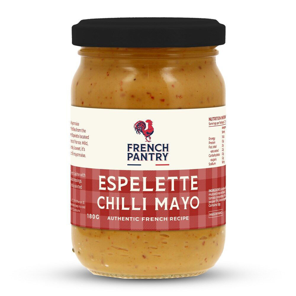 6PK French Pantry Espelette Chilli Mayonnaise Sauce/Spread/Dip 180g