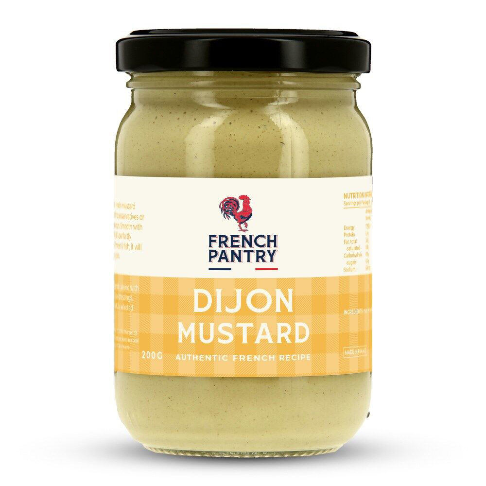 6PK French Pantry Dijon Mustard Sauce/Spread/Dip 200g