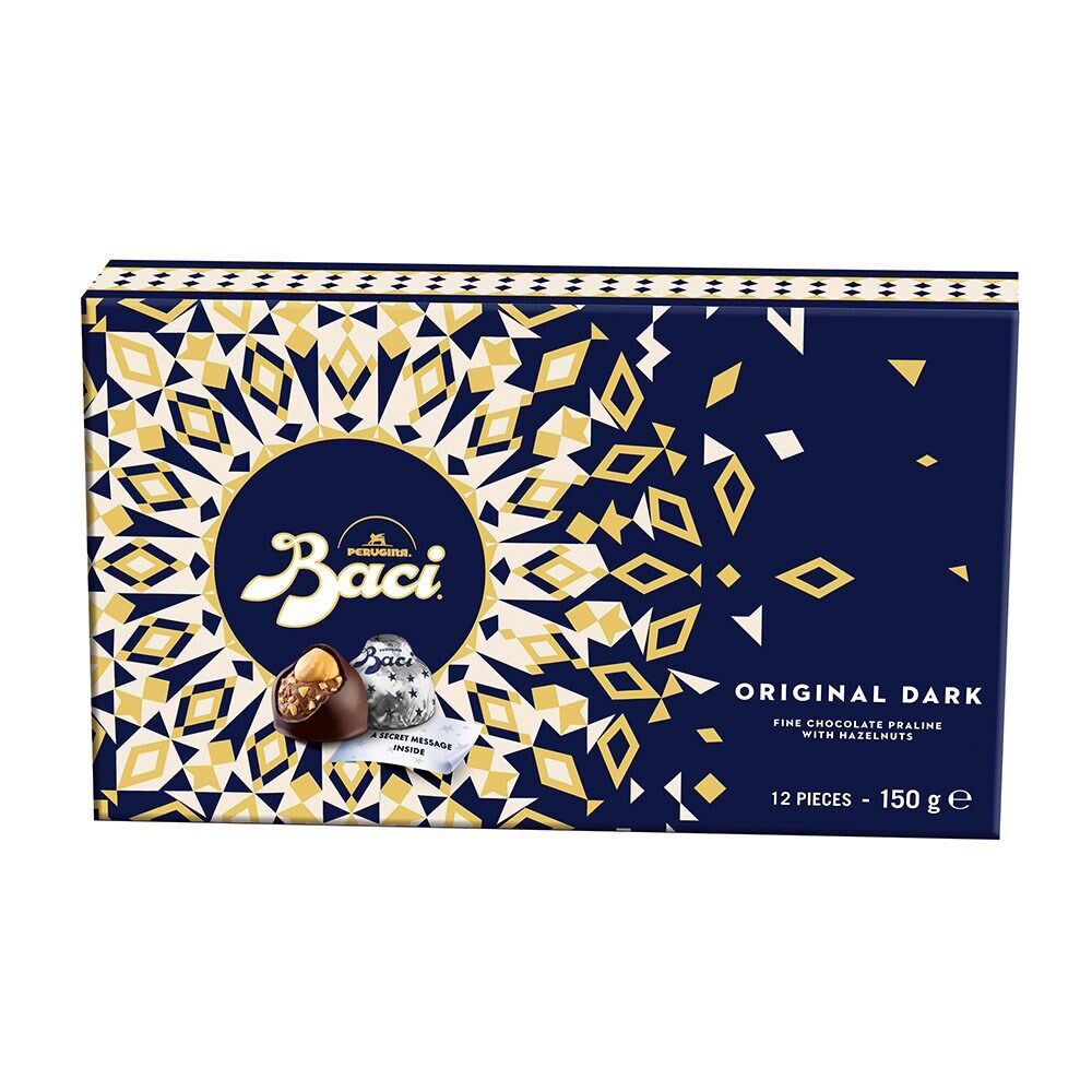 6x 12pc Baci Original Dark Box Chocolate Prailines with Hazelnuts 150g