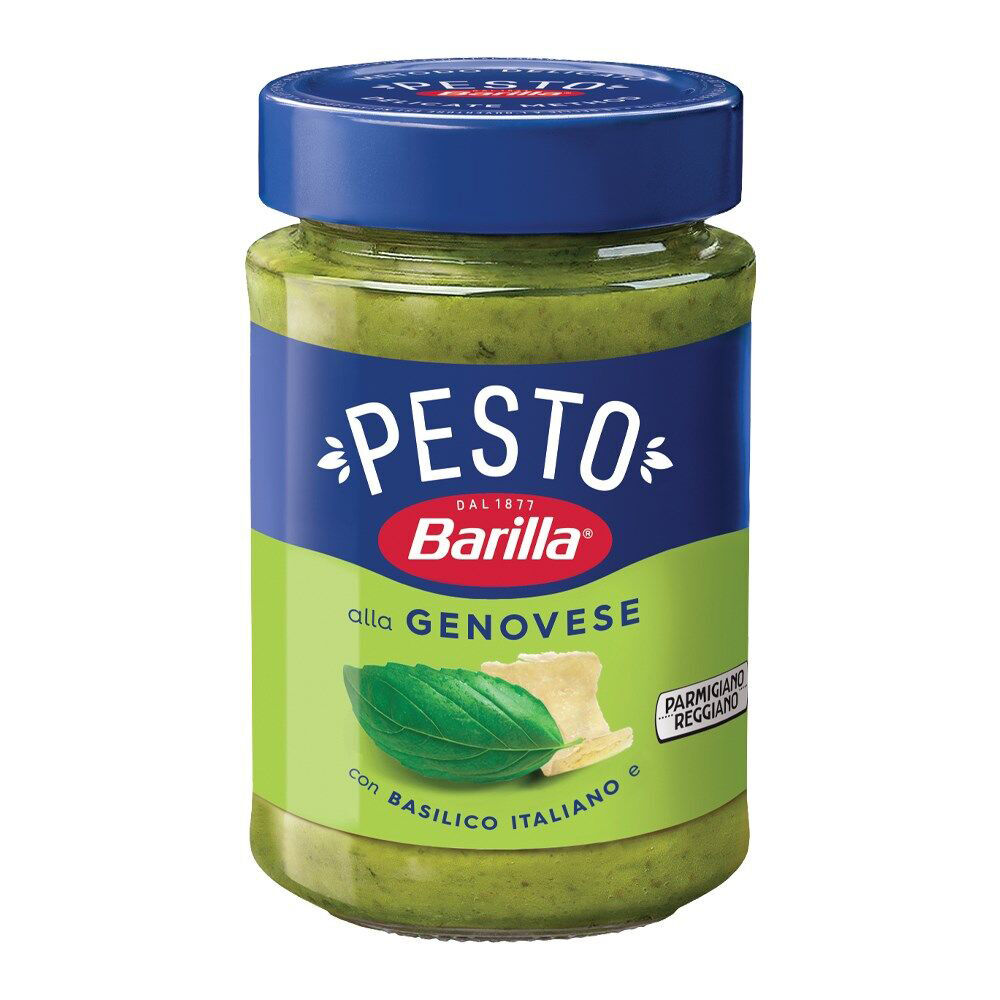 12PK Barilla Pesto Genovese Cooking/Pasta Sauce w/Parmigiano Reggiano 190g