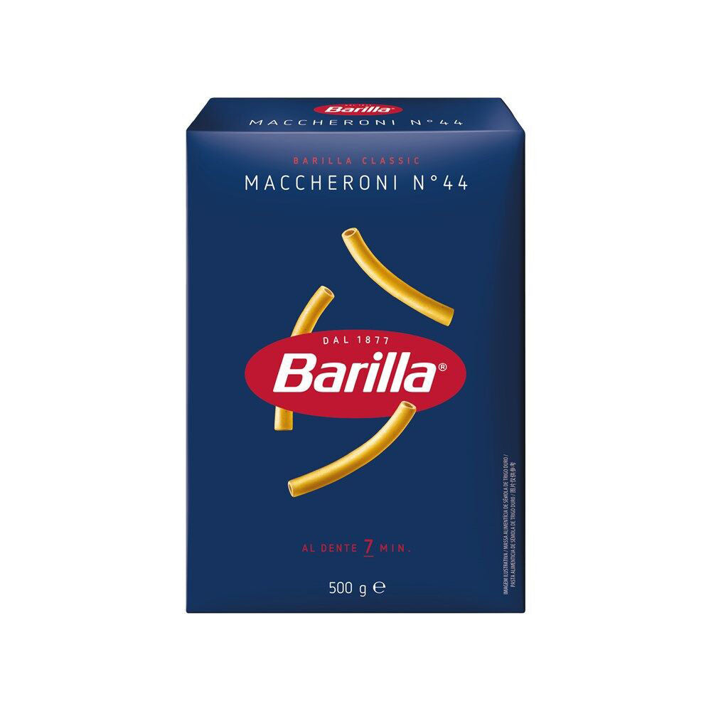 16PK Barilla Maccheroni No. 44 Dry Durum Wheat Pasta 500g