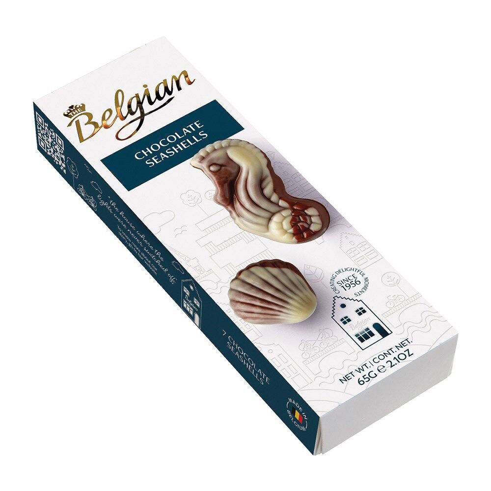 10x 7pc The Belgian Chocolate Seashells Mixed Truffles Gift Pack 65g