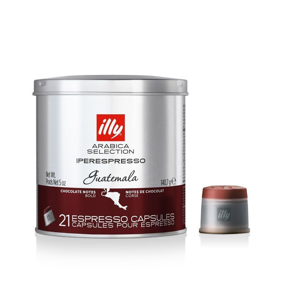 6x 21pc illy Arabica Selection Guatemala iperEspresso Capsules/Pods 140g