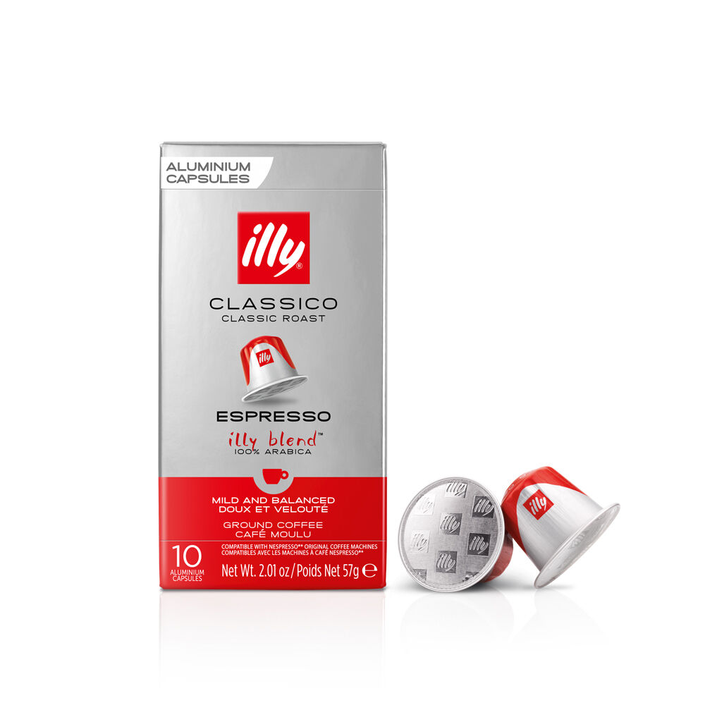 10x 10pc illy Nespresso Compatible Espresso Capsules Classico Classic Roast