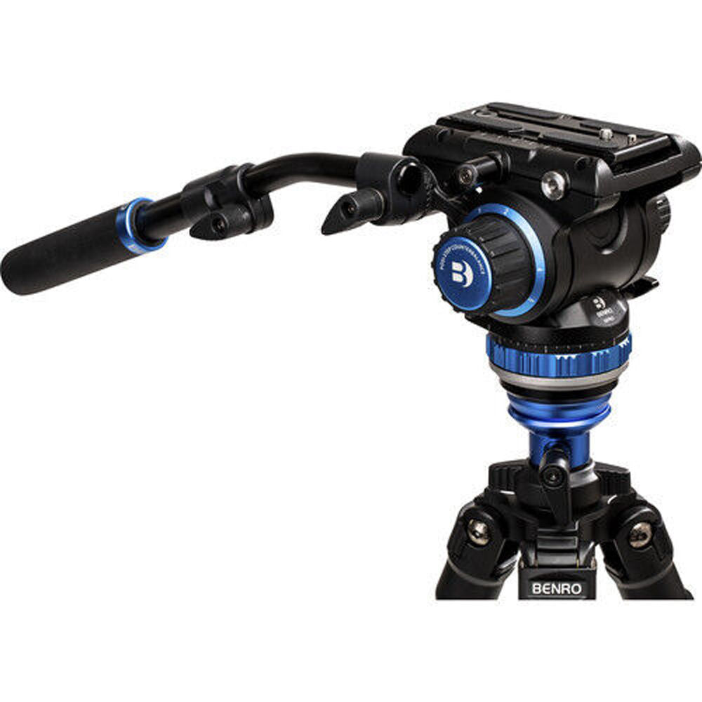 Benro A2573F S6PRO Head Aluminium Video Camera Tripod Kit Black