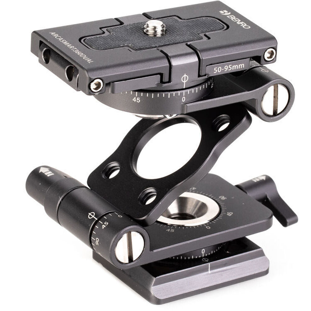Benro Arcasmart360 Dual Multifunction QR Plate Phone/DSLR Camera Mount Black
