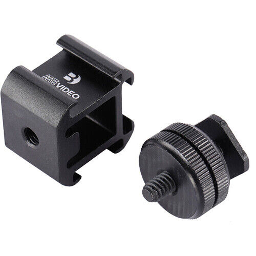 2PK Benro MeVideo Livestream Cold Shoe Tripod Head Mount Accessories Black