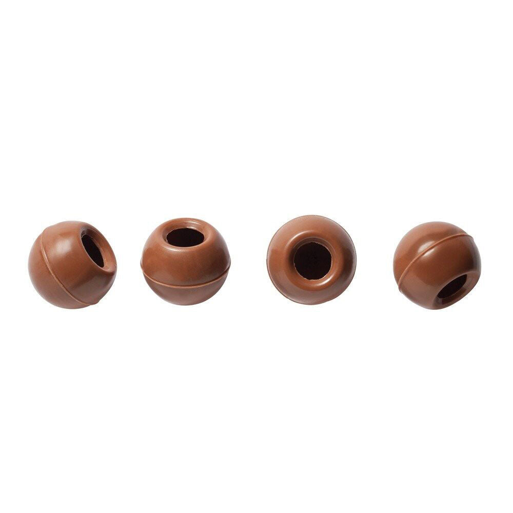 504pc Mona Lisa Milk Chocolate Truffle Shells Bulk Pack Dessert Making 25mm