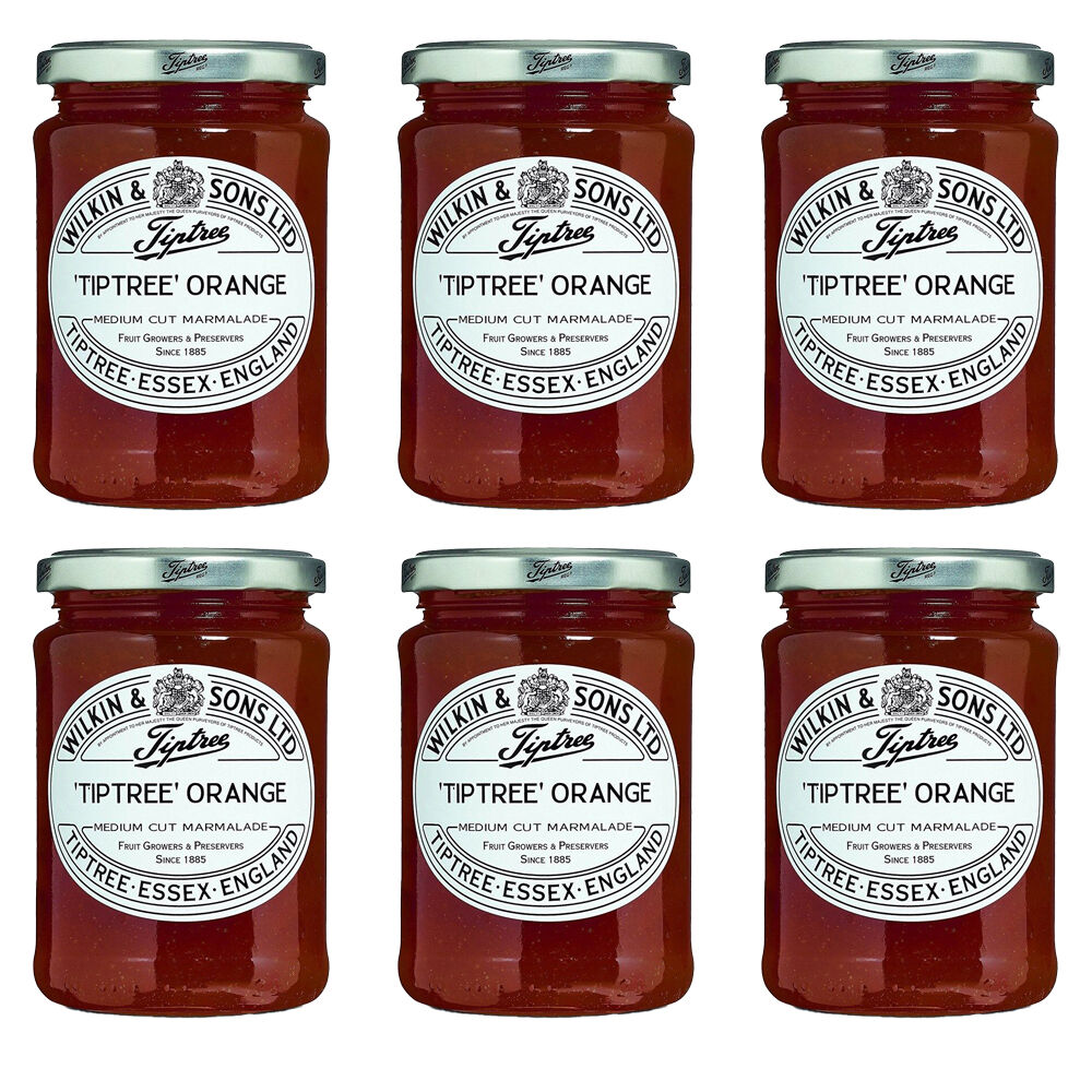 6PK Tiptree Orange Marmalade Medium Cut Conserve/Jam Spread/Topping 340g