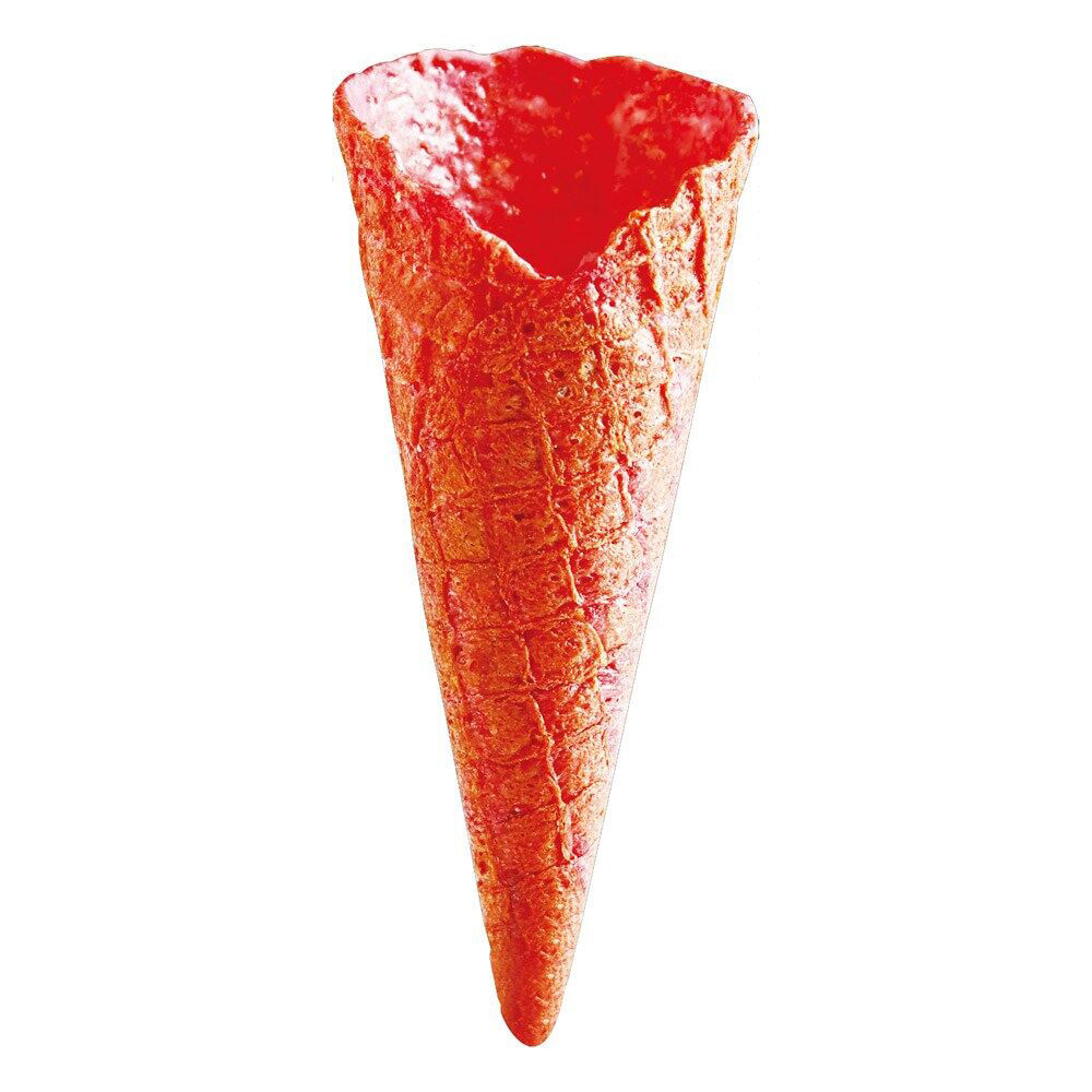 72pc La Rose Beetroot Waffle Cones Couverture Coated w/ Coloured Foil Cups 4g