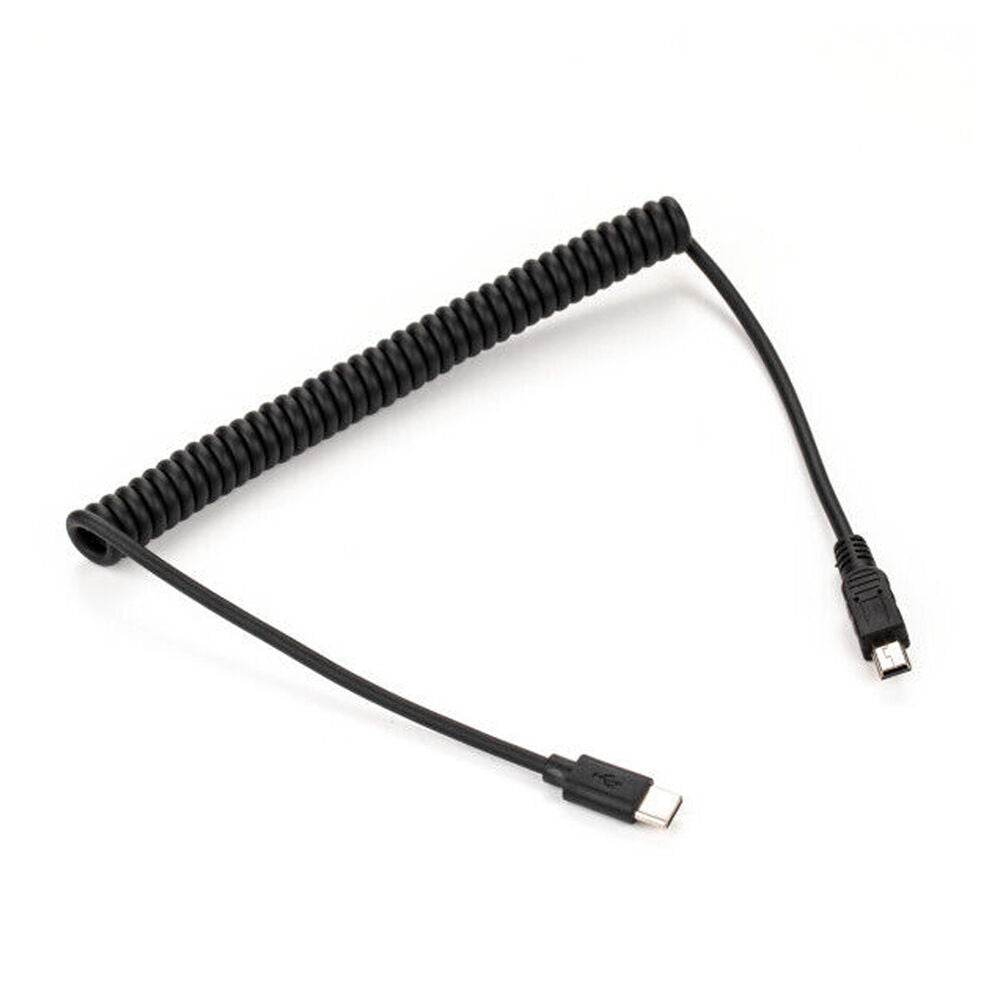 2PK Benro Polaris USB-C to Mini-USB Camera Control Cable Connector Cord Black