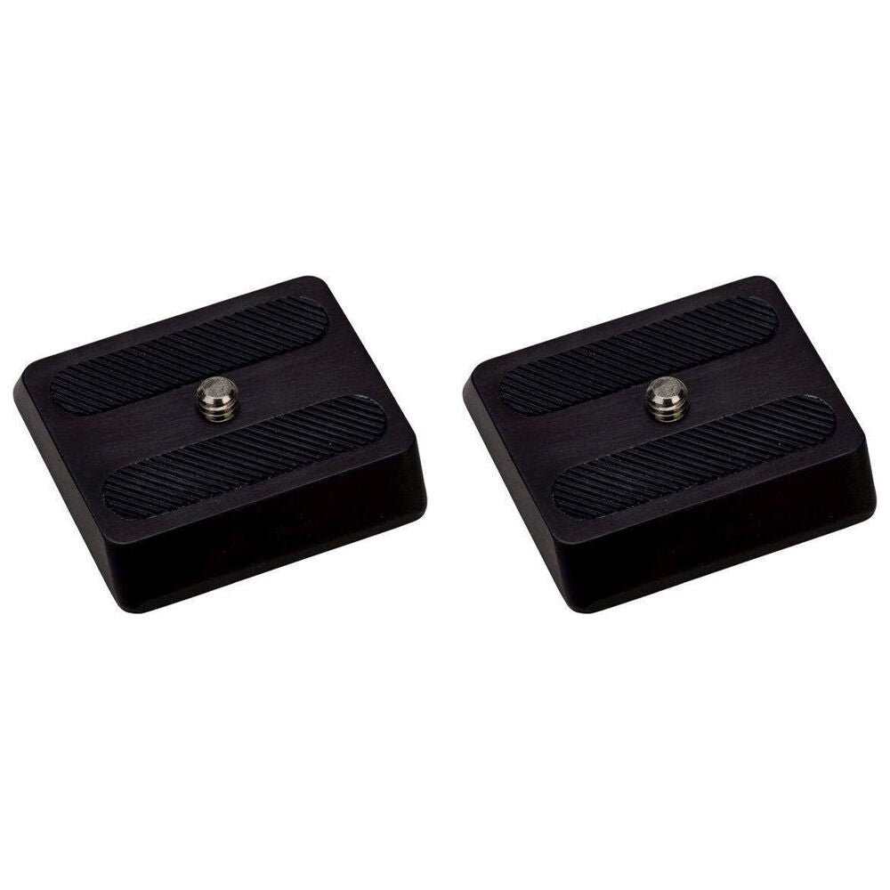2PK Benro PH08 Snap-In QR Plate Tripod Camera Mount Accessory Black