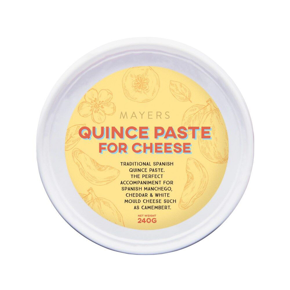 6PK Mayers Quince Paste Ready To Use For Cheese Brie Camembert 240g Tub