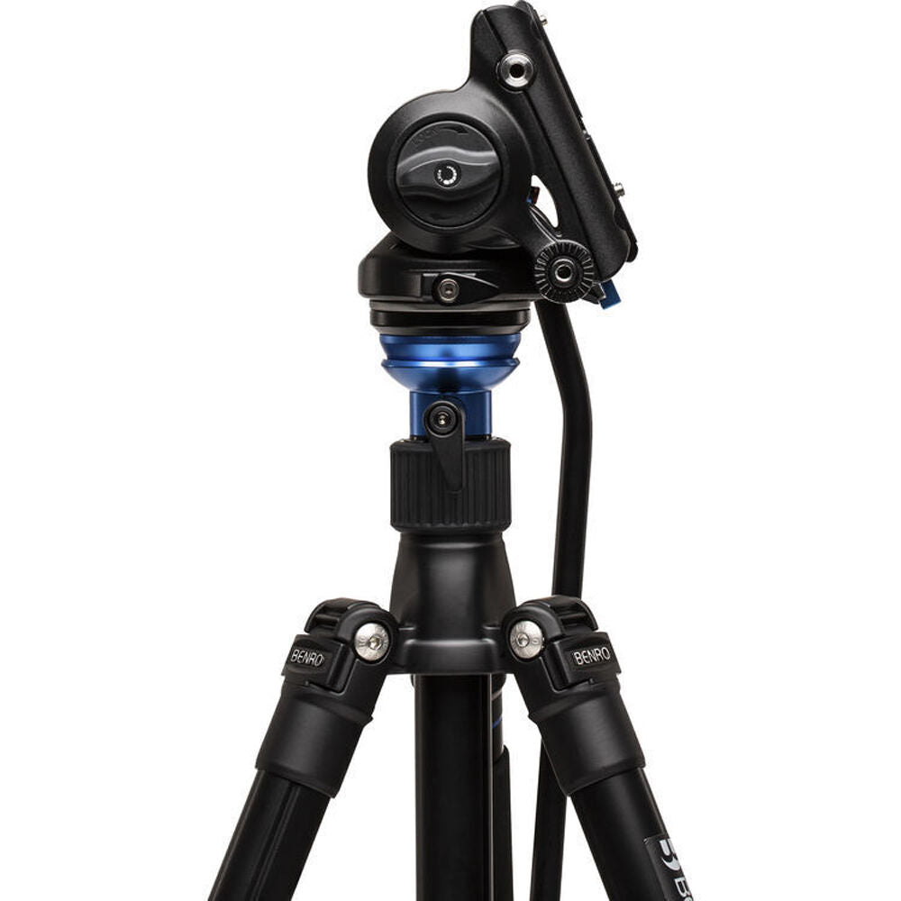 Benro S4PRO Aluminium Video Head Tripod Mount Accessory Upto 4kg 6cm Black