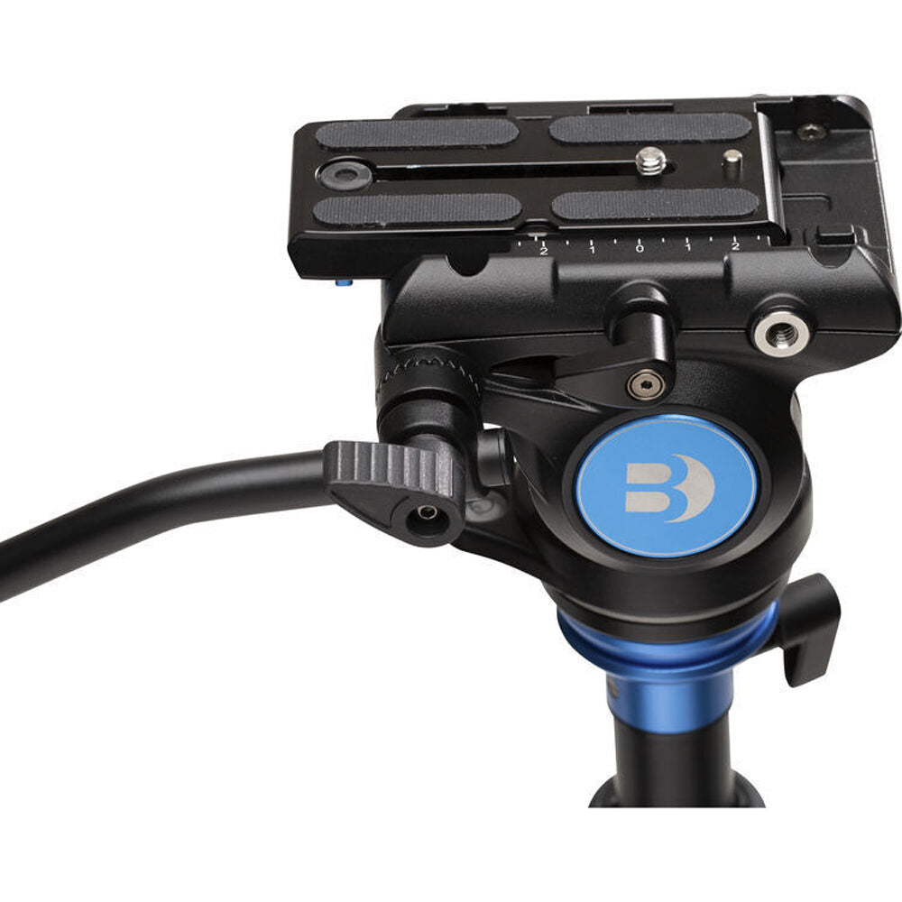 Benro S4PRO Aluminium Video Head Tripod Mount Accessory Upto 4kg 6cm Black