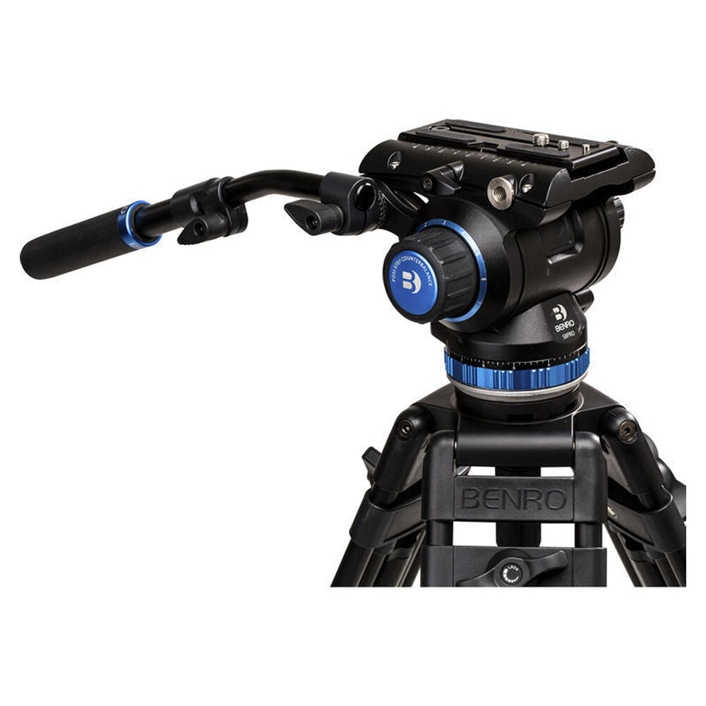Benro S8PRO Aluminium Video Head Tripod Mount Accessory Upto 8kg 7.5cm Black