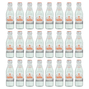 24PK Acqua Panna Premium Italian Still Mineral Water w/Glass Bottle 250ml