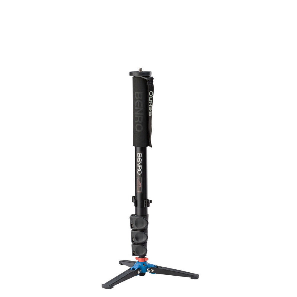 Benro VT2 3-Leg Monopod Base w/ Wingnut Style-Locking Knob Black 14cm