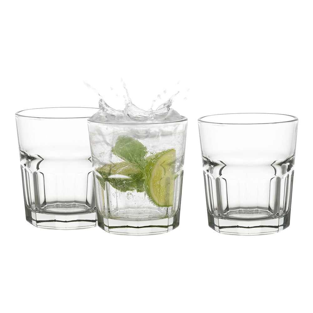 6pc Ocean DOF 300ml Centra Rock Drinking Glasses Set - Clear