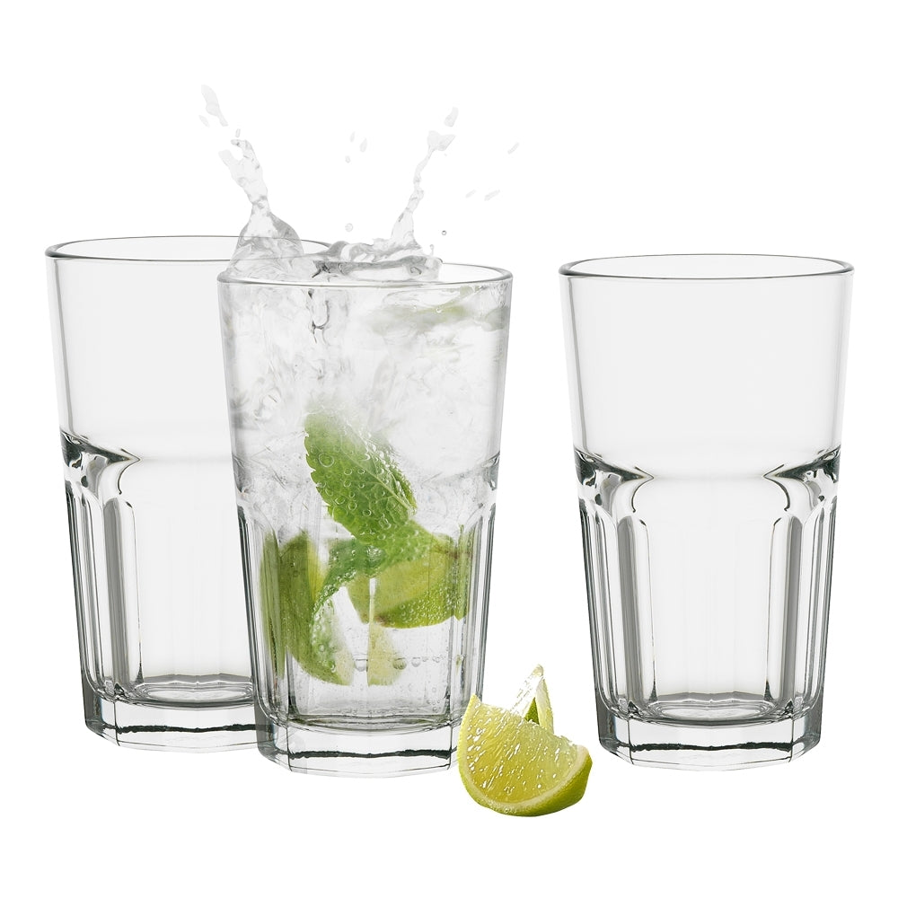 6pc Ocean Centra 300ml Hi Ball Glass Drinkware Set - Clear