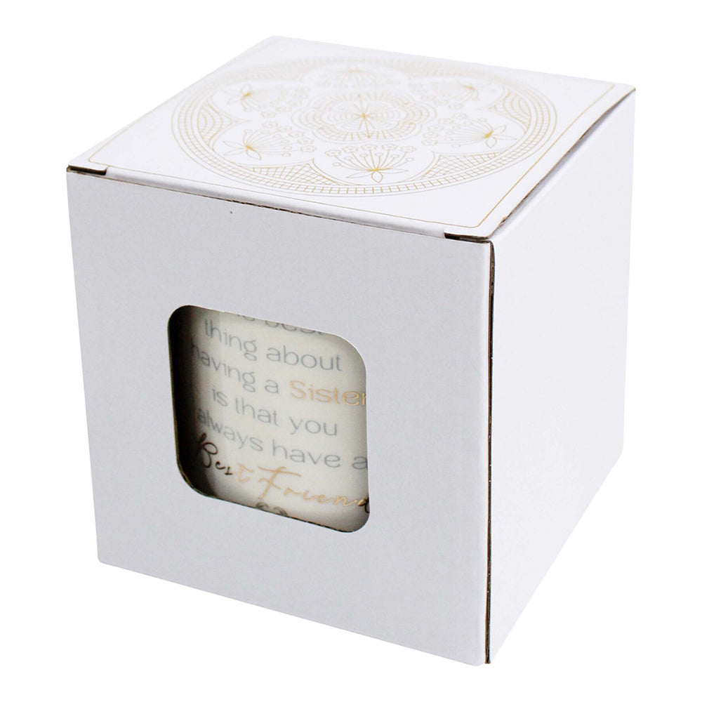 LVD Ceramic/Wax 9.5cm Scented Tealight Candle Sister Vanilla