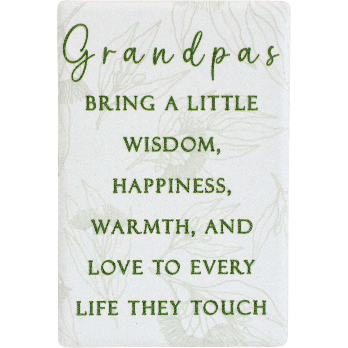 6PK LVD Grandpas Ceramic 6x9cm Rectangle Refrigerator/Fridge Magnet
