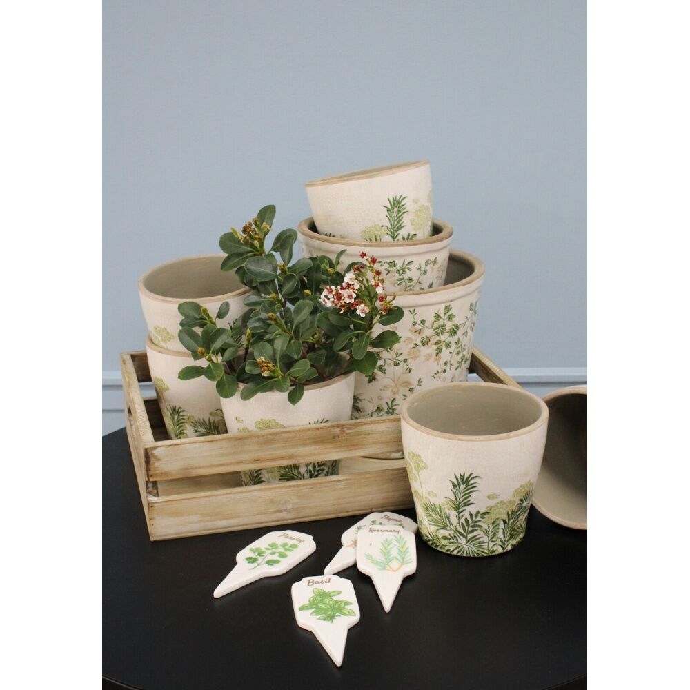 10pc LVD Ceramic Garden Stakes Home/Garden Decor 13x5cm