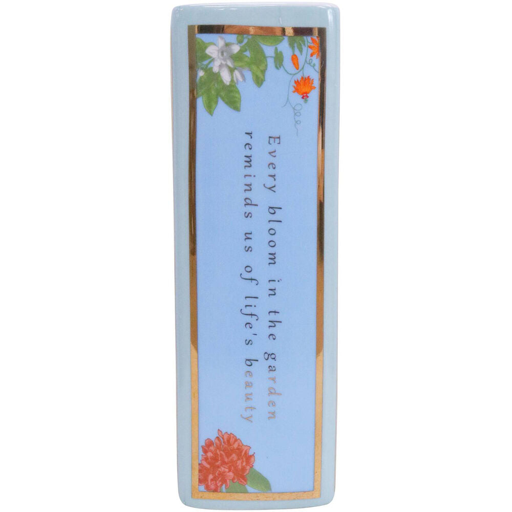 2PK LVD Book Vase Ceramic Home/Office Shelf Decor 14cm Garden Wisdom