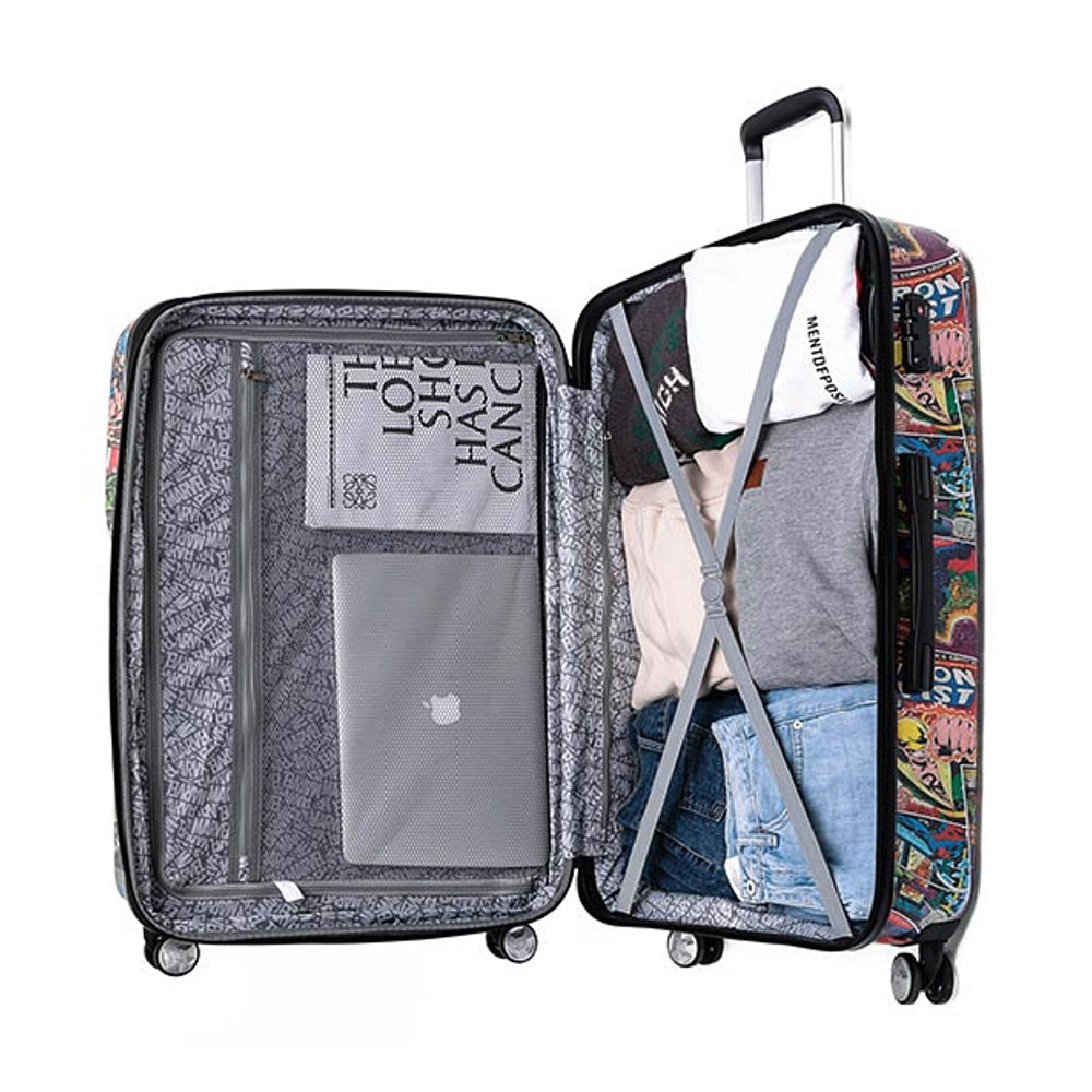 3pc Marvel Comic Retro Wheeled Suitcase Luggage Set