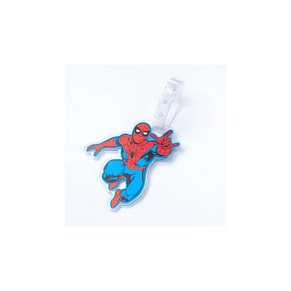 4PK Marvel Luggage Tag Suitcase Identity Label - Spiderman