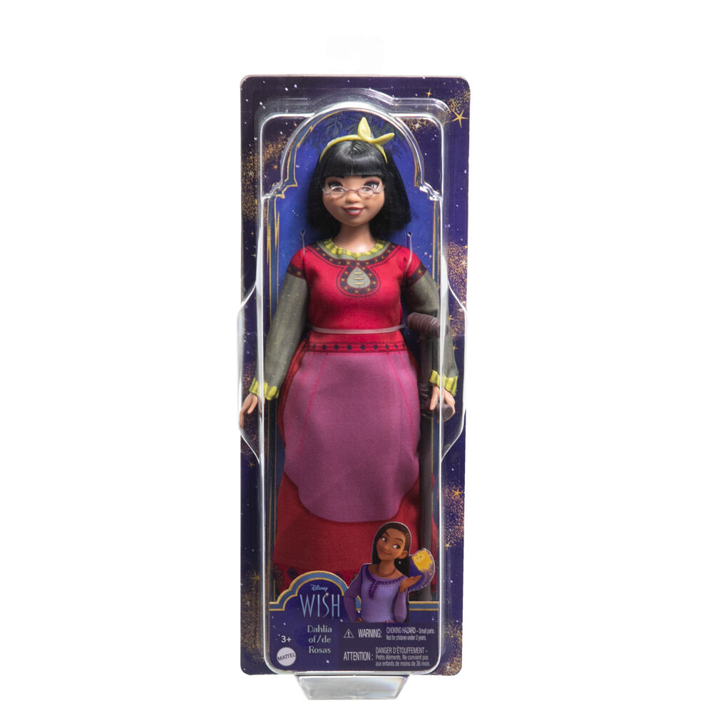 Mattel Disney Wish Dahlia of Rosas Fashion Doll 33x11.5cm - Pink 3y+