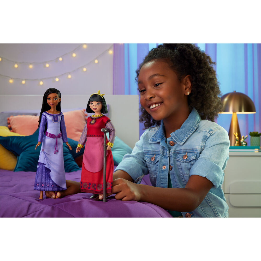 Mattel Disney Wish Dahlia of Rosas Fashion Doll 33x11.5cm - Pink 3y+