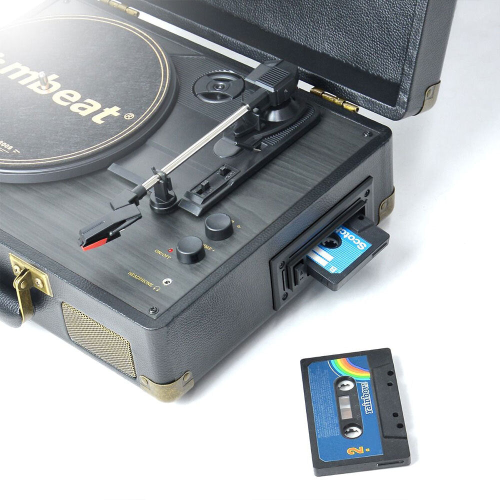 Mbeat Uptown Retro 2-in-1 Turntable Player