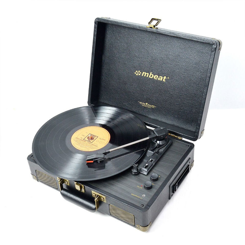 Mbeat Uptown Retro 2-in-1 Turntable Player