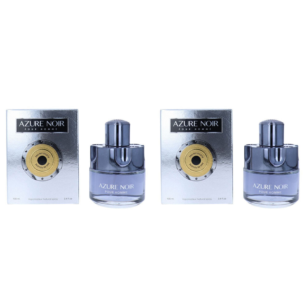 2PK Mirage Azure Noir EDT Eau De Toilette Fragrance Perfume Spray For Men 100ml