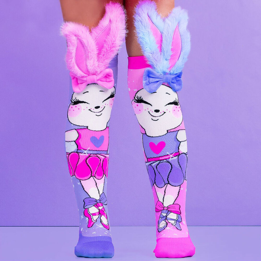 Madmia Ballerina Bunny Knee-High Socks Unisex