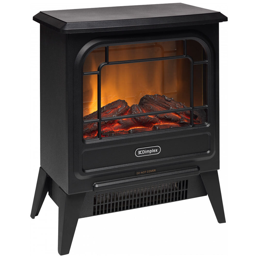 Dimplex MCFSTV12 BK Optiflame 1.2kW LED Electric Microstove Fire Heater