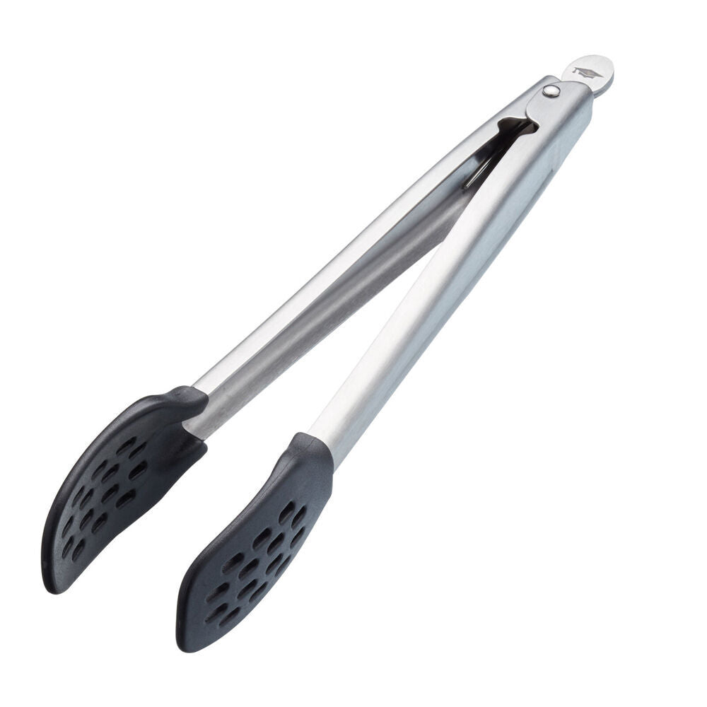 2PK Mastercraft Food Tongs Stainless Steel Handle Nylon Head Kitchen Utensil 28cm
