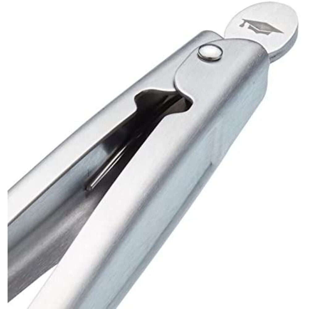 2PK Mastercraft Food Tongs Stainless Steel Handle Nylon Head Kitchen Utensil 28cm