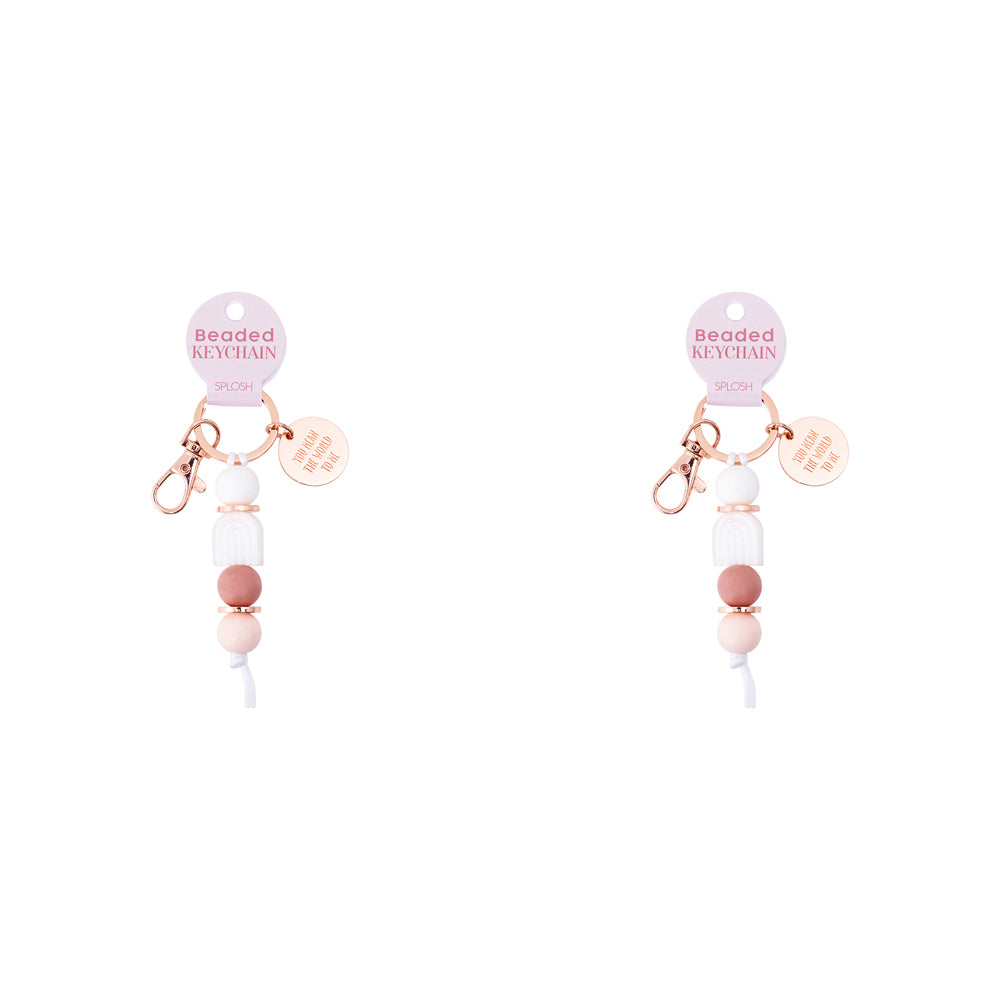 2PK Splosh Mothers Day World Silicone Keyring Hanging Keychain 11cm