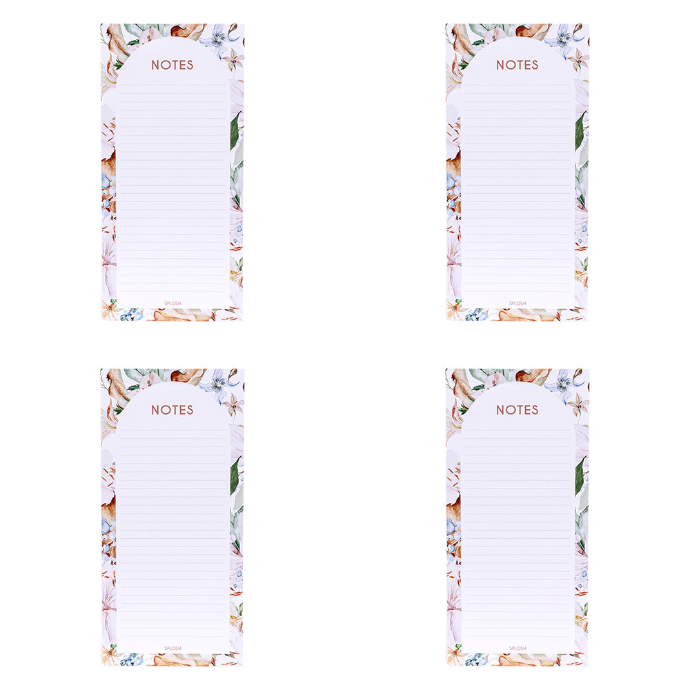 4PK Splosh Mothers Day Magnetic Notepad Writing Paper Pad 21x10cm