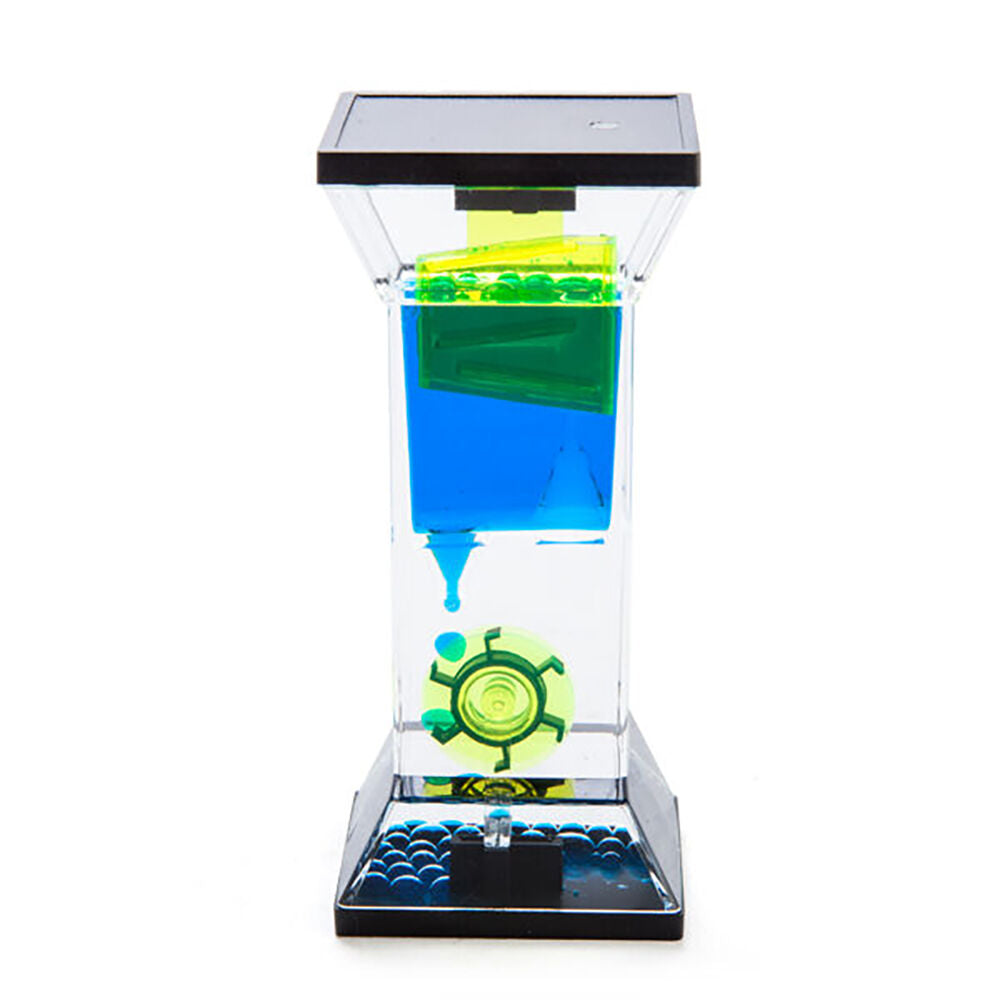 MDI Neon Step & Wheel Liquid Timer Tabletop Desk Accessory Decor