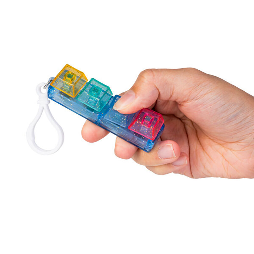 MDI Keyboard Click Fidget Keychain Kids Sensory Toy 3y+ Assorted