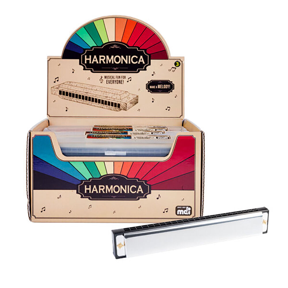 MDI Play Metal Harmonica Organ Kids/Family Music Instrument 3y+ Assorted