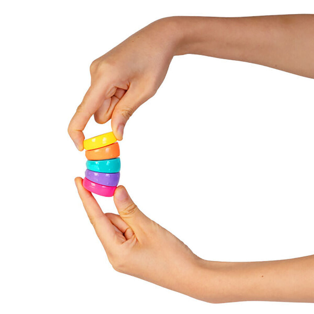 6PK MDI Spin Stack Fidget Finger Kids/Children Sensory Toy 3y+