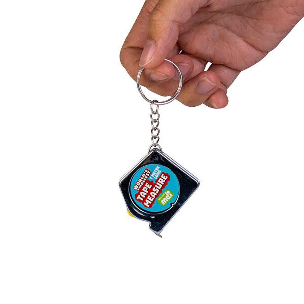 Worlds Smallest Tape Measure Keychain Pocket-Size Kids Toy 8y+