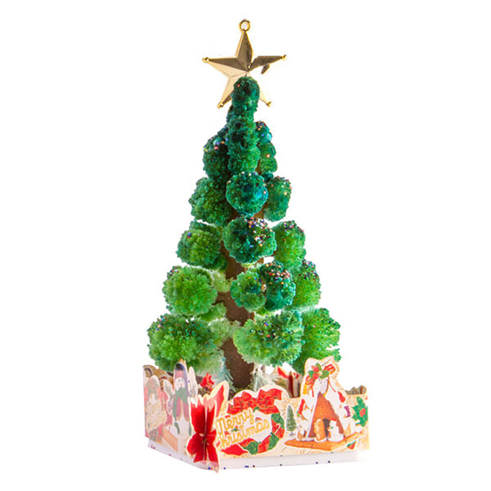 4PK MDI Grow Magic Christmas Tree Educational Experiment Kids Toy Kit