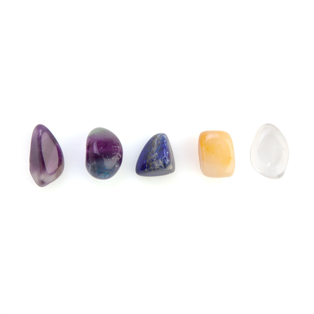 6PK Wishstone Gemstone Set Holistic Power Wellness Stone
