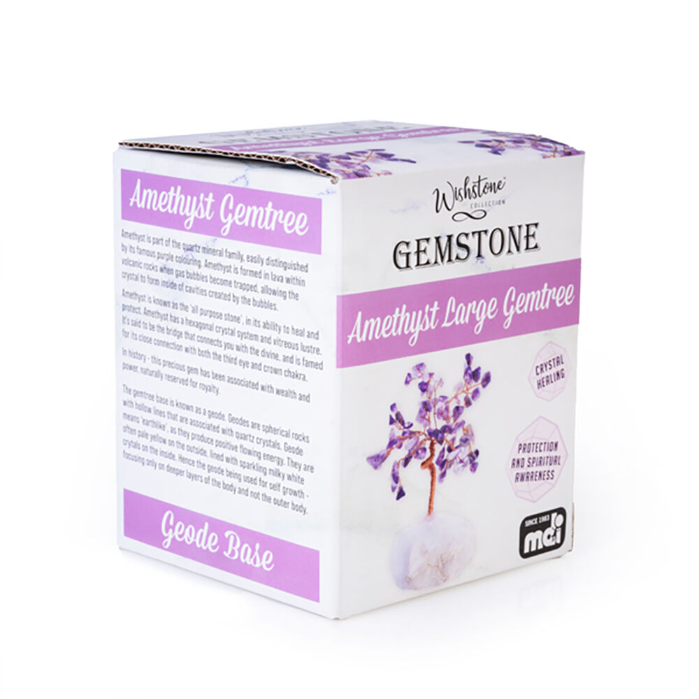 Wishstone Gemstone Gemtree Large Amethyst Wellness Stone